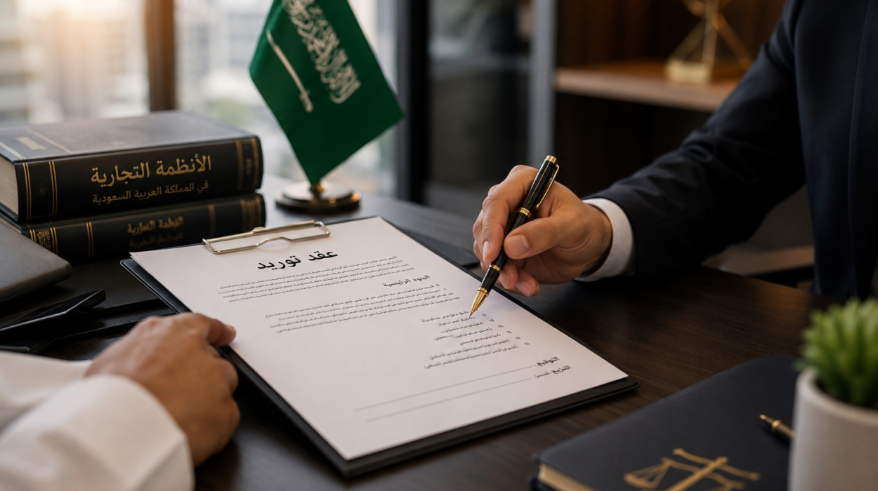 عقود التوريد التجارية في السعودية