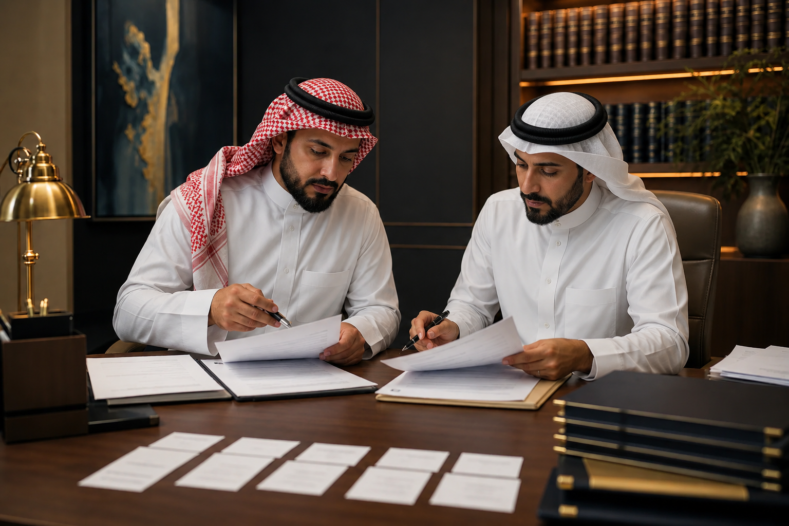 مراجعة عقد تأسيس الشركة ومستندات نزاع الشركاء