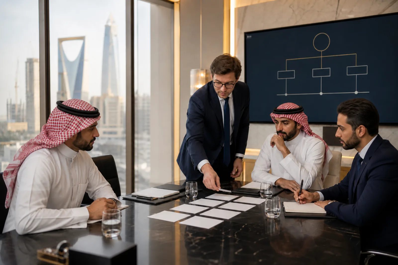 اجتماع تخطيط صفقة اندماج أو استحواذ